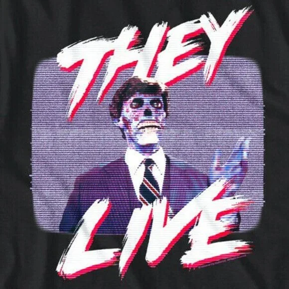 They Live Politicians Speech Retro Movie Fan Collector Statement Graphic Gift T - Picture 2 of 5